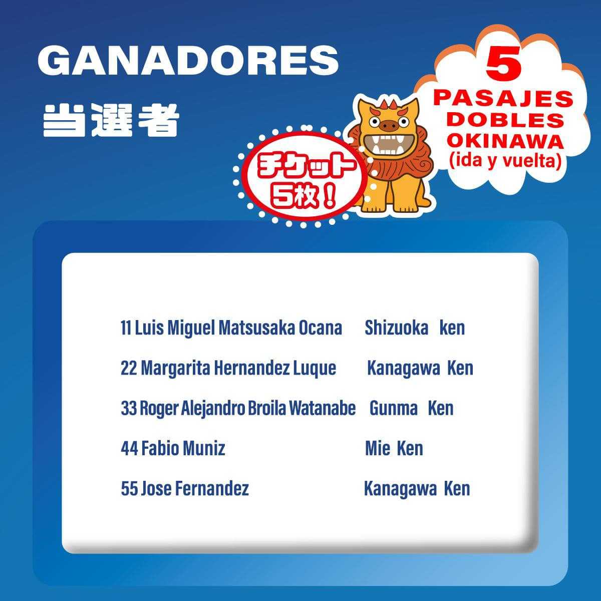 ganadores